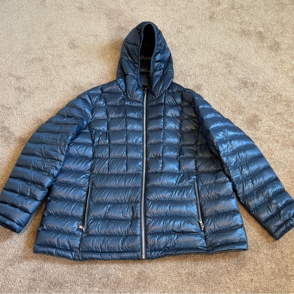 Calvin Klein Navy Puffer Jacket - Picture 1 of 5
